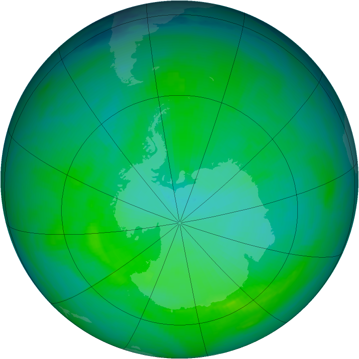 Ozone Map 1986-12-06